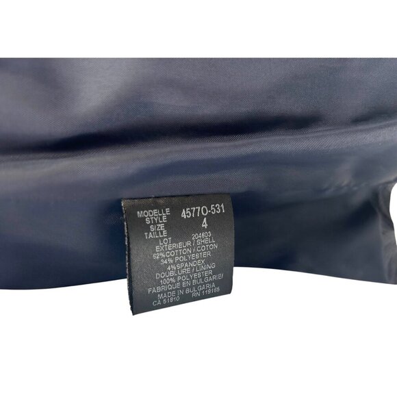 TRIBAL BLACK FLORAL TEXTURED ZIP-UP BLAZER JACKET - 4 - Picture 5 of 6